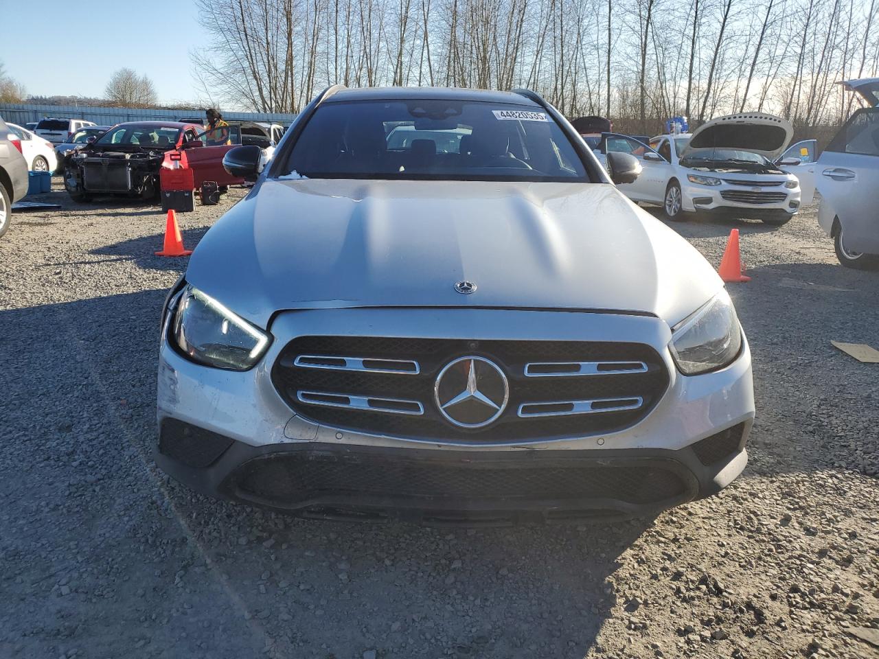 2022 Mercedes-Benz E-klasse VIN W1KZH6AB6NB039048 Copart auction photo, front end / rear end damage thumbnail 5