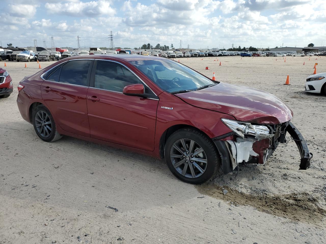 2017 Toyota Camry VIN 4T1BD1FK8HU207778 Copart auction photo, front end damage thumbnail 4