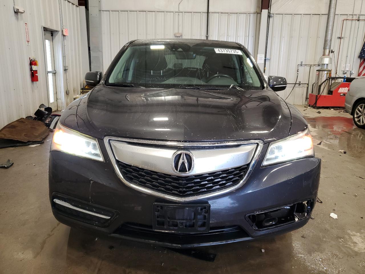 2016 Acura MDX VIN 5FRYD4H40GB030955 Copart auction photo, front end damage thumbnail 5