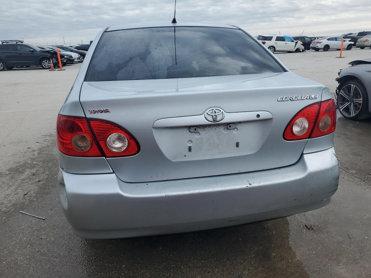 2007 Toyota Corolla VIN 2T1BR32E77C834050 Copart auction photo, front end / rear end damage thumbnail 6