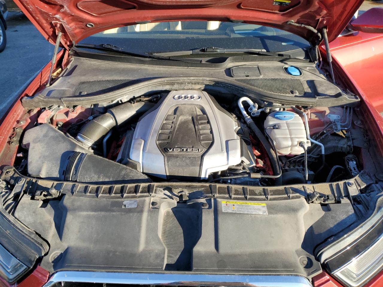 2017 Audi A6 VIN WAUH2AFC4HN079608 Copart auction photo, front end damage thumbnail 11