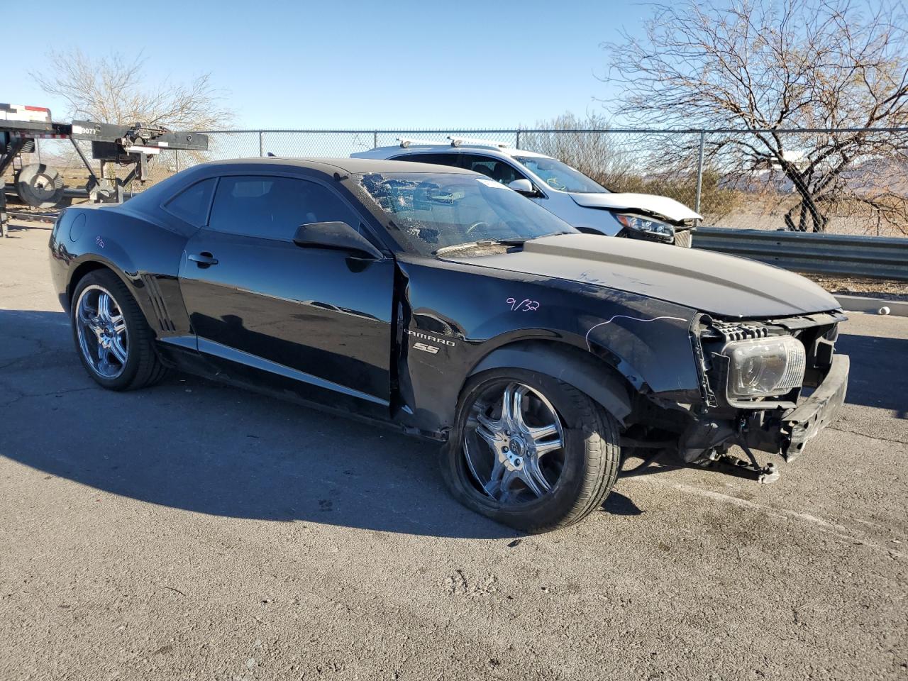 2012 Chevrolet Camaro VIN 2G1FK1EJ0C9103496 Copart auction photo, front end / undercarriage damage thumbnail 4