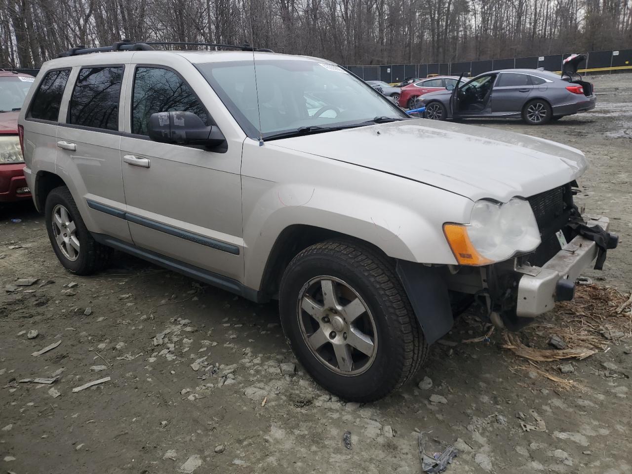 2008 Jeep Grand Cherokee VIN 1J8HR48N88C140395 Copart auction photo, front end damage thumbnail 4