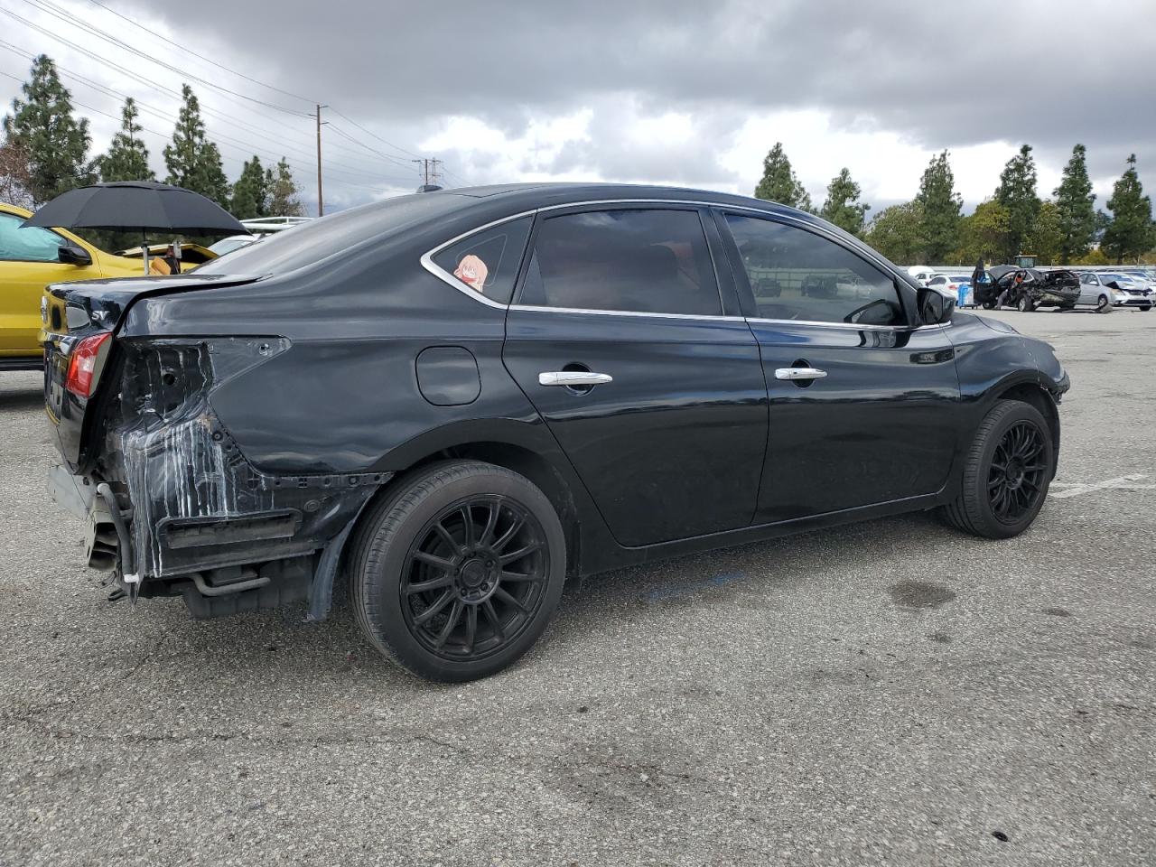 2017 Nissan Sentra VIN 3N1AB7AP7HL674862 Copart auction photo, front end / rear end damage thumbnail 3