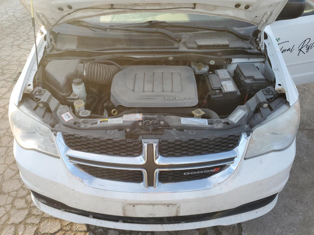 2013 Dodge Caravan VIN 2C4RDGBG3DR600439 Copart auction photo, rear end / undercarriage damage thumbnail 12