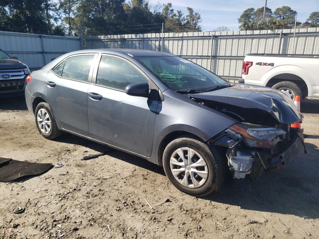 2017 Toyota Corolla VIN 2T1BURHE0HC761128 Copart auction photo, front end damage thumbnail 4