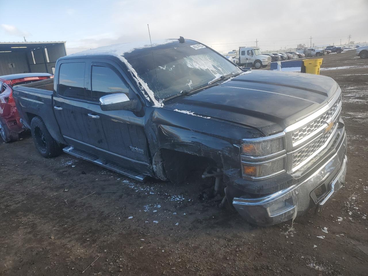 2014 Chevrolet Silverado VIN 3GCUKSEC2EG390192 Copart auction photo, front end damage thumbnail 4