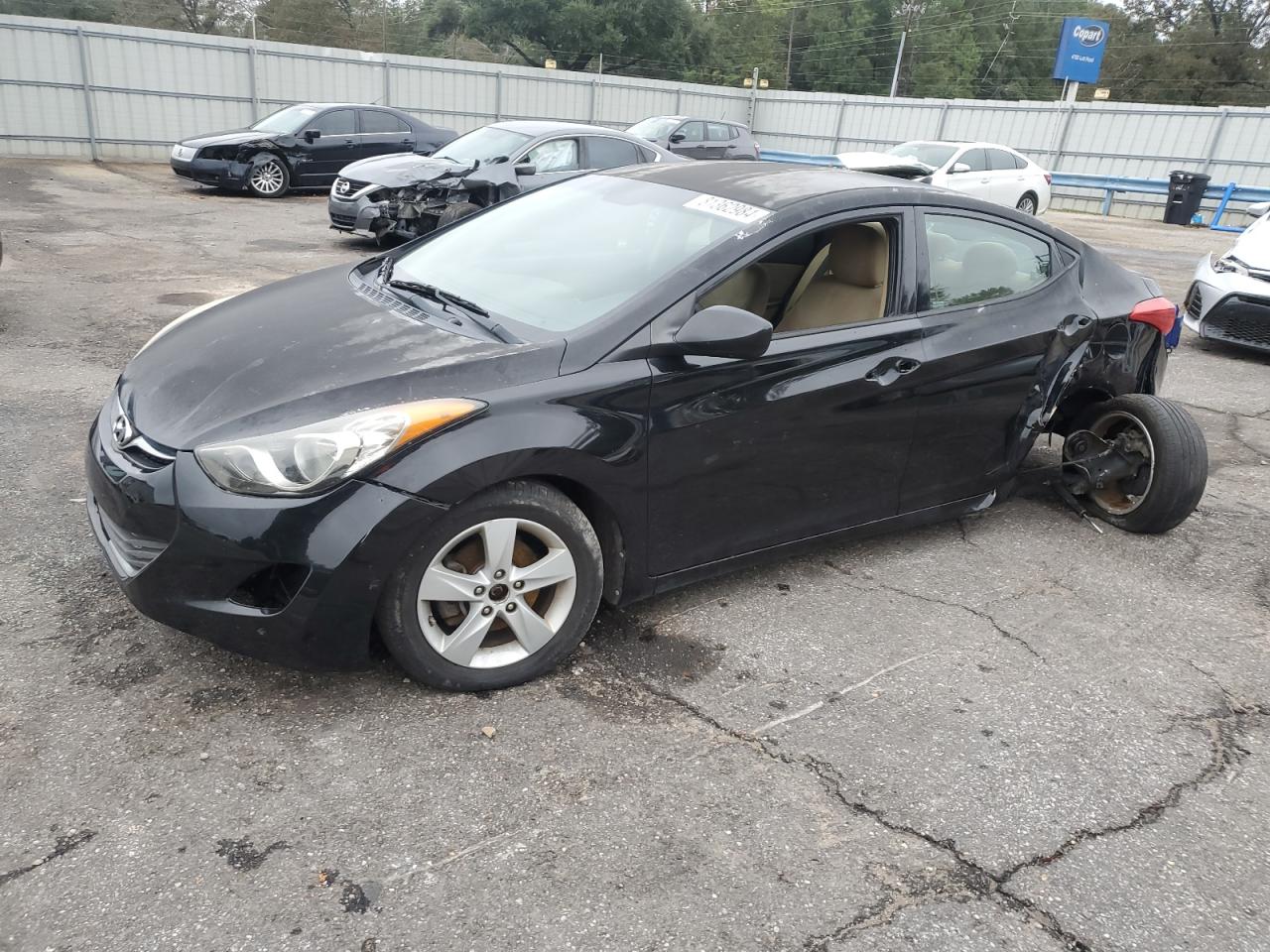 2013 Hyundai Elantra VIN 5NPDH4AE3DH449290