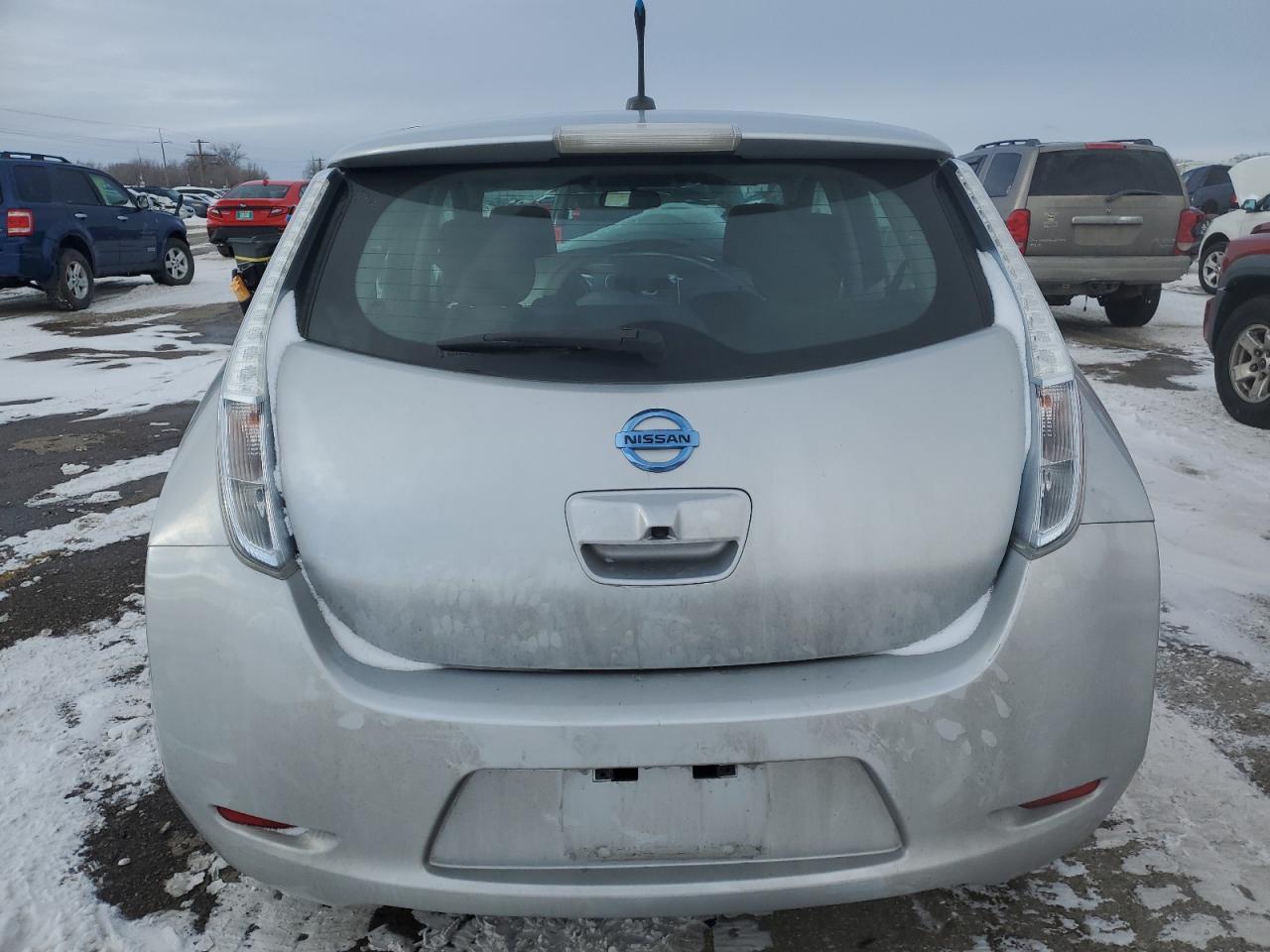 2013 Nissan Leaf VIN 1N4AZ0CP2DC404608 Copart auction photo, front end damage thumbnail 6