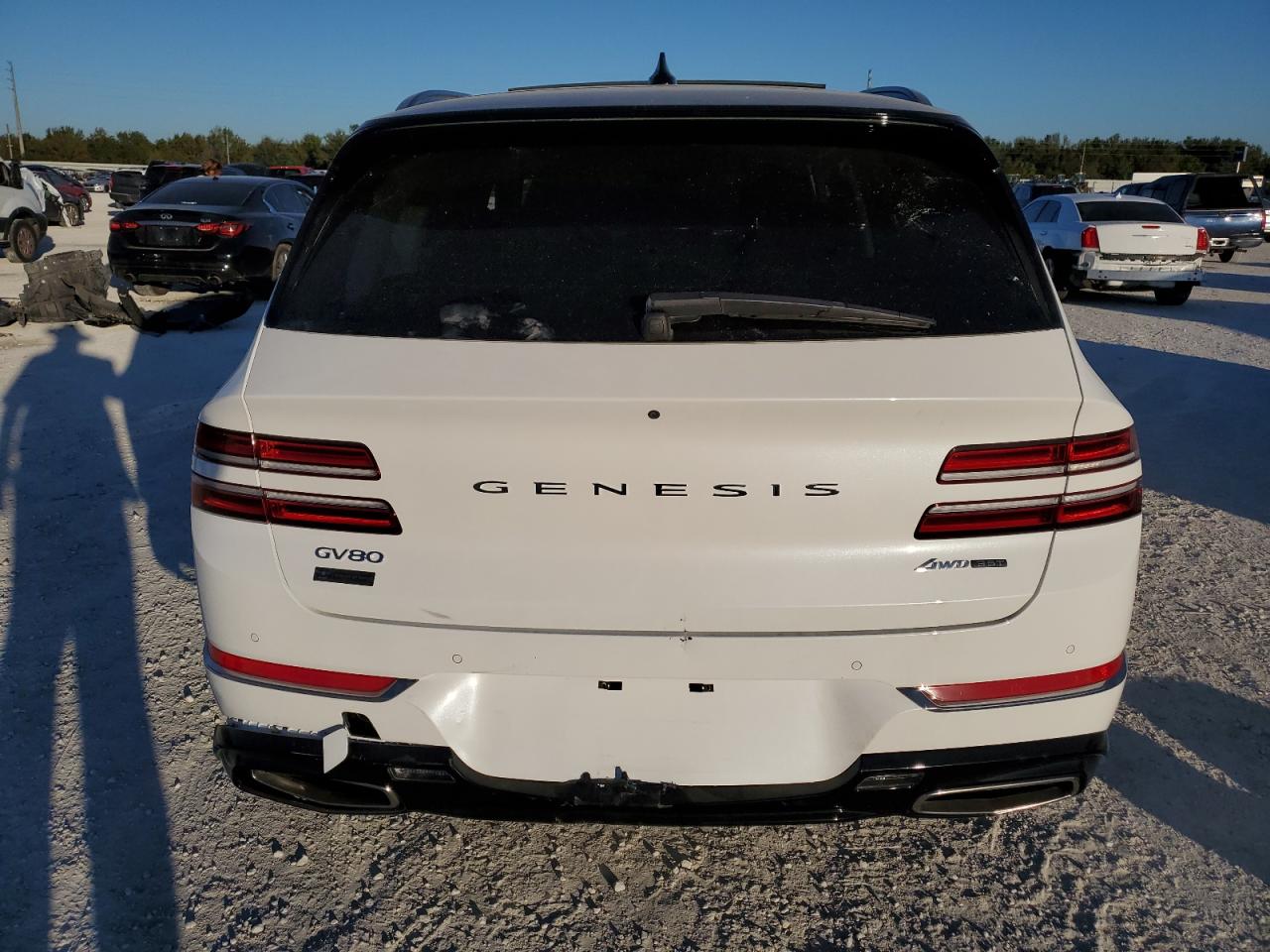 2024 Genesis Gv80 VIN KMUHCESC9RU152988 Copart auction photo, all over damage thumbnail 6