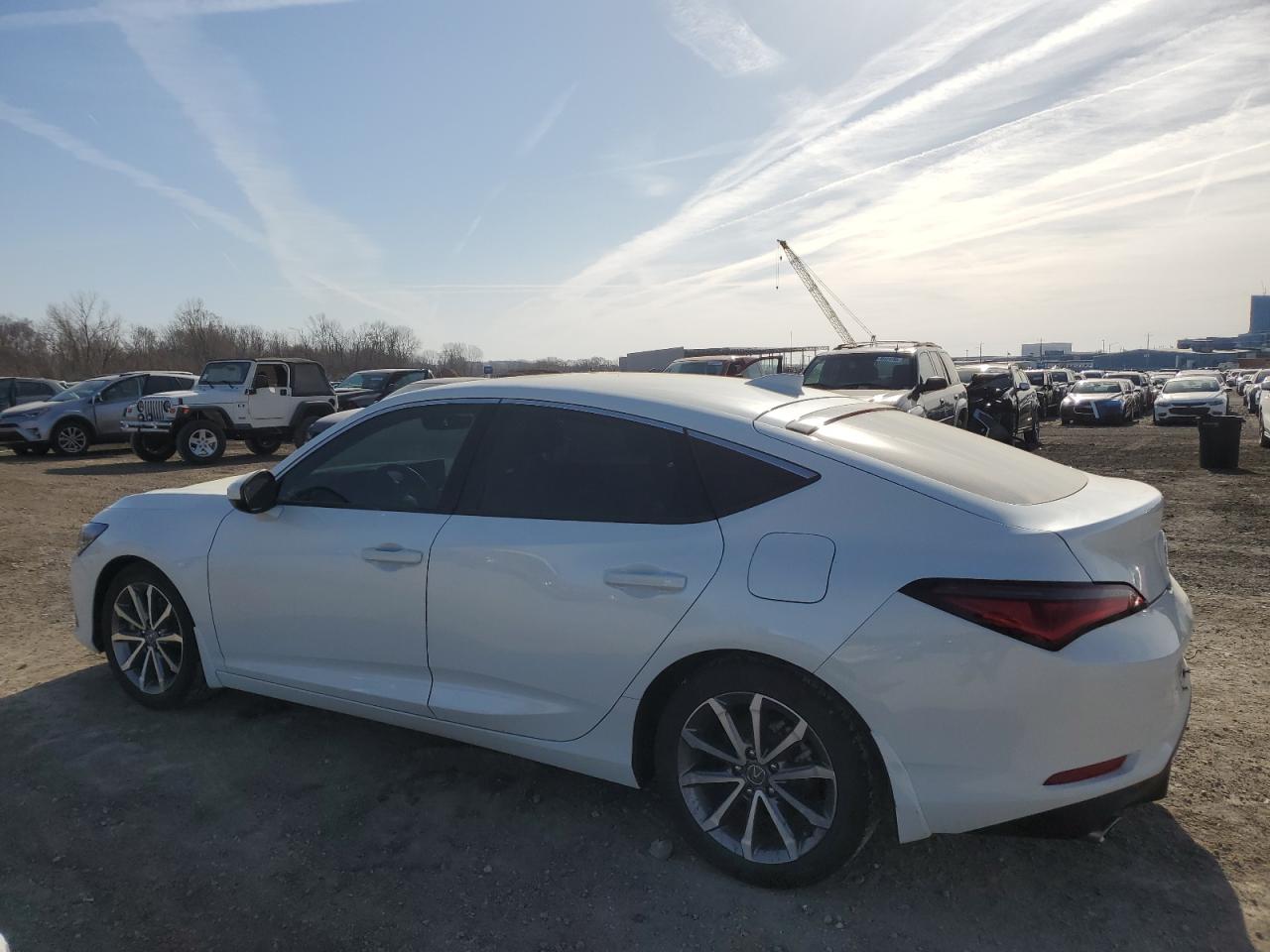 2023 Acura Integra VIN 19UDE4H24PA028003 Copart auction photo, front end / undercarriage damage thumbnail 2
