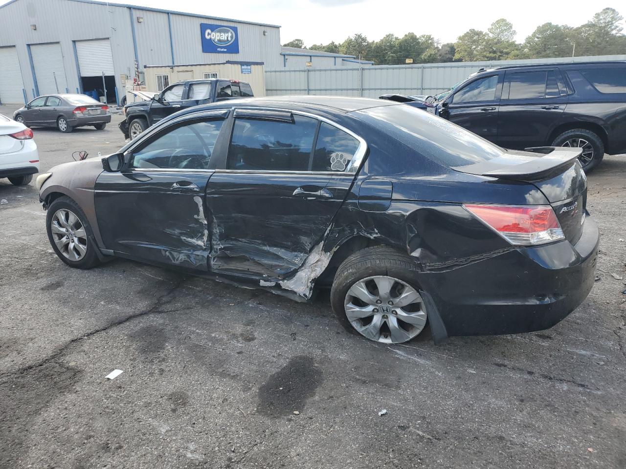 2009 Honda Accord VIN 1HGCP26769A118023 Copart auction photo, side / front end damage thumbnail 2