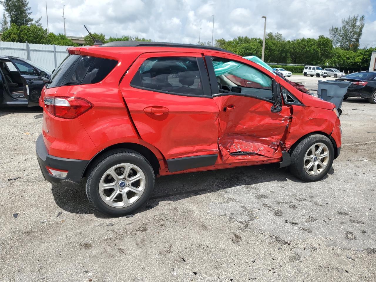 2021 Ford EcoSport VIN MAJ3S2GE9MC423027 Copart auction photo, side damage thumbnail 3