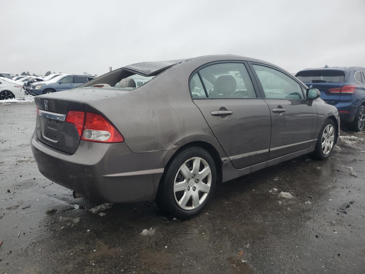 2010 Honda Civic VIN 2HGFA1F53AH570198 Copart auction photo, all over damage thumbnail 3