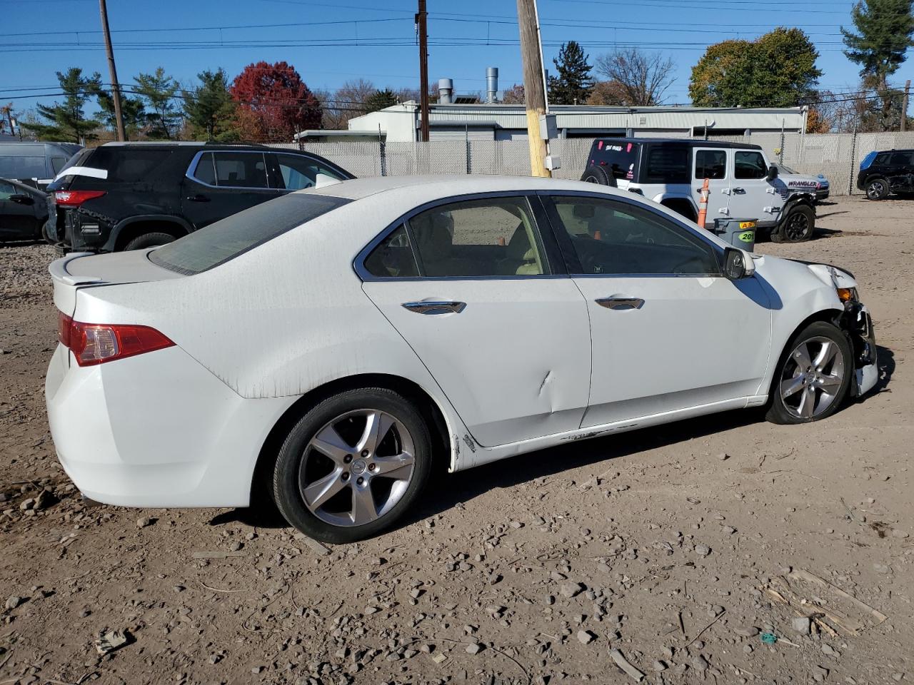 2012 Acura TSX VIN JH4CU2F44CC014797 Copart auction photo, side / front end damage thumbnail 3