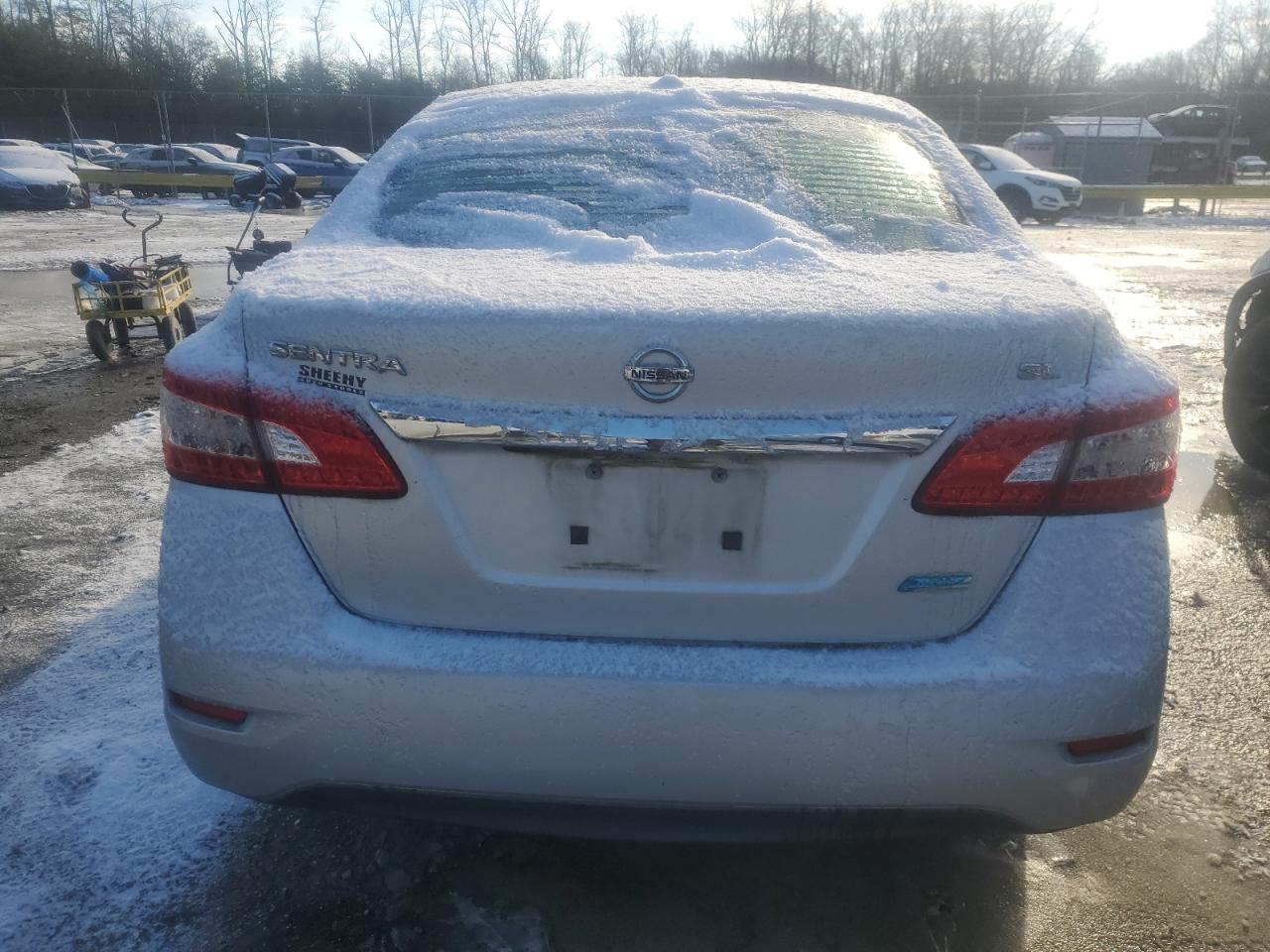 2013 Nissan Sentra VIN 3N1AB7AP3DL624003 Copart auction photo, front end / side damage thumbnail 6