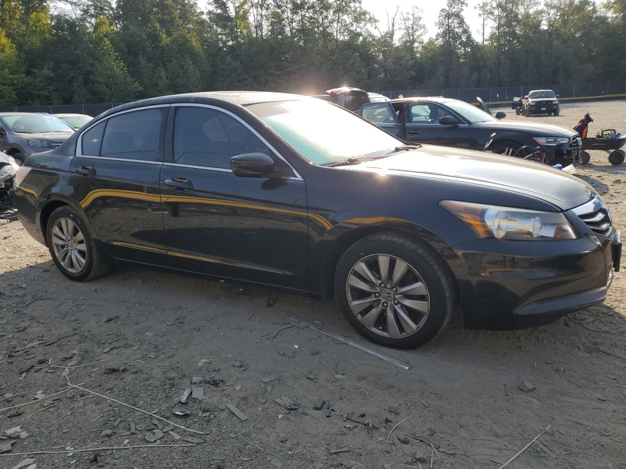 2012 Honda Accord VIN 1HGCP2F74CA202056 Copart auction photo, side / rear end damage thumbnail 4