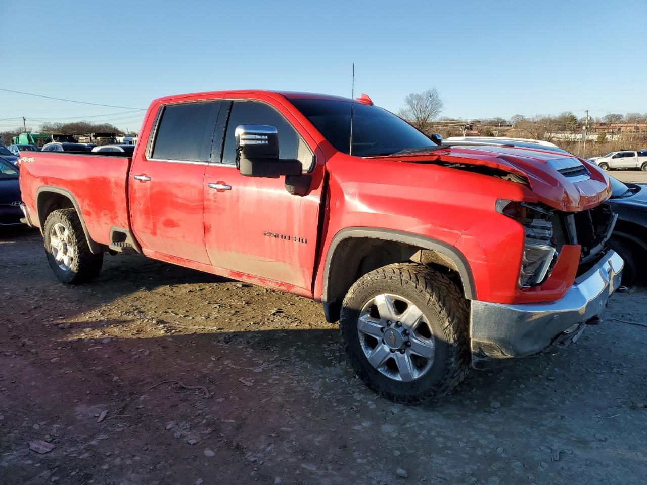 2021 Chevrolet Silverado VIN 1GC4YPE77MF189290 Copart auction photo, front end damage thumbnail 4