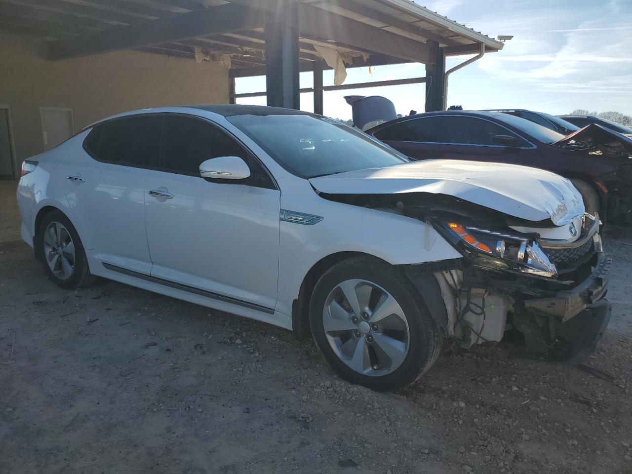 2016 KIA Optima VIN KNAGN4AD5G5098395 Copart auction photo, front end damage thumbnail 4