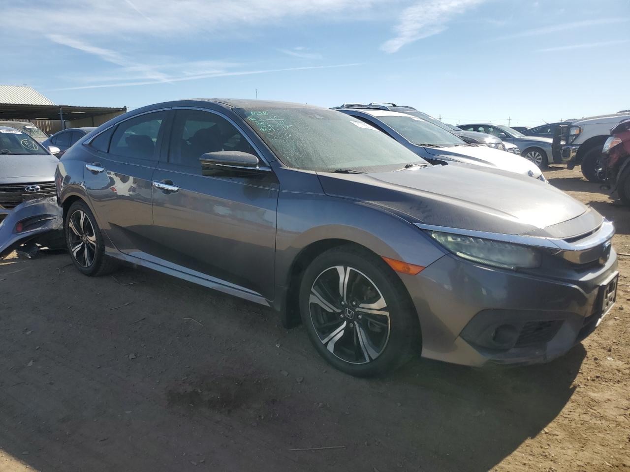 2016 Honda Civic VIN 2HGFC1F95GH630309 Copart auction photo, rear end damage thumbnail 4