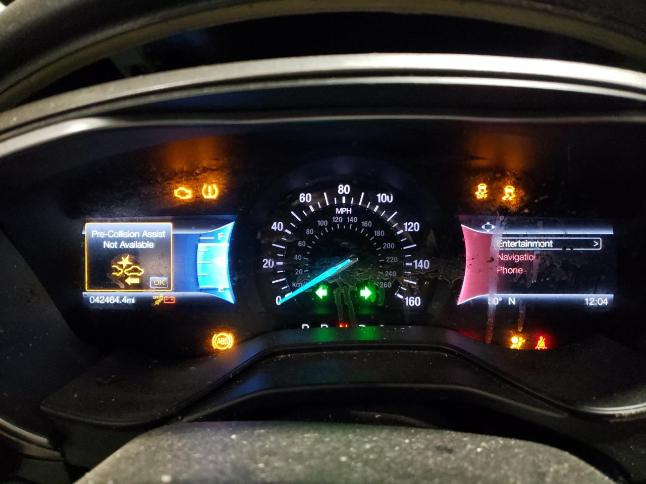 2019 Ford Fusion VIN 3FA6P0CD7KR161796 Copart auction photo, all over damage thumbnail 9