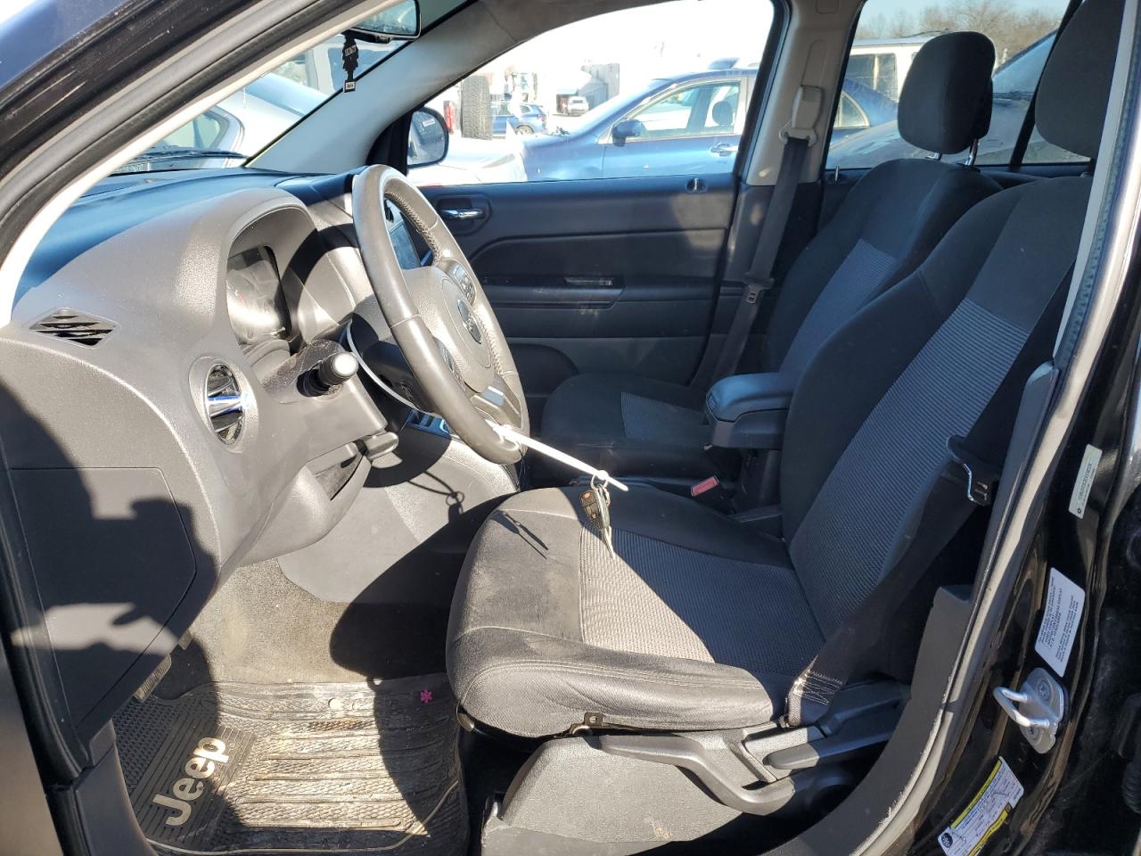 2013 Jeep Compass VIN 1C4NJDEB3DD248536 Copart auction photo, side damage thumbnail 7