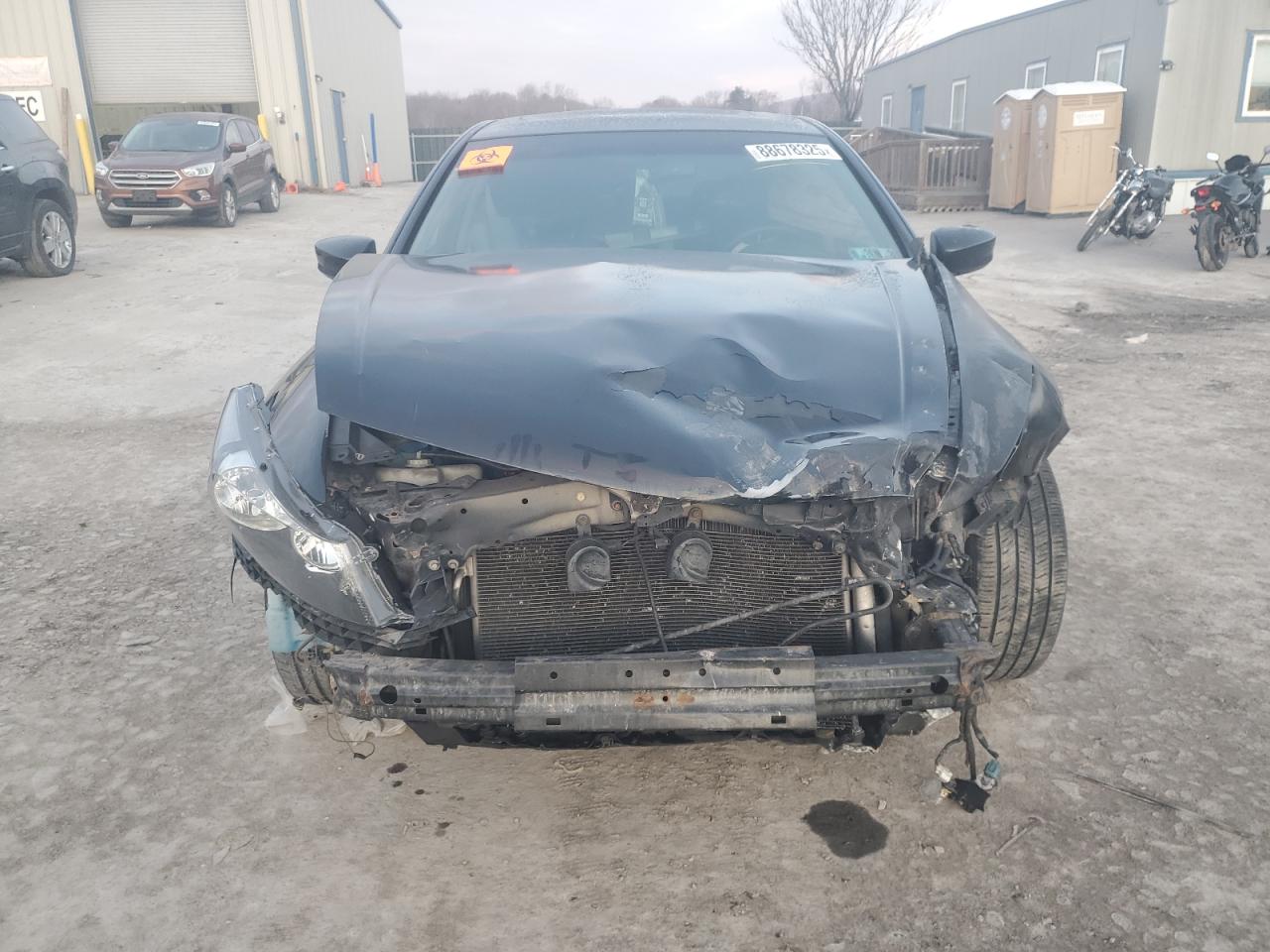 2010 Honda Accord VIN 1HGCP3F81AA013232 Copart auction photo, front end / side damage thumbnail 5