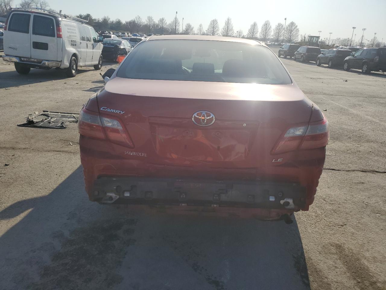 2009 Toyota Camry VIN 4T4BE46K49R050532 Copart auction photo, rear end damage thumbnail 6
