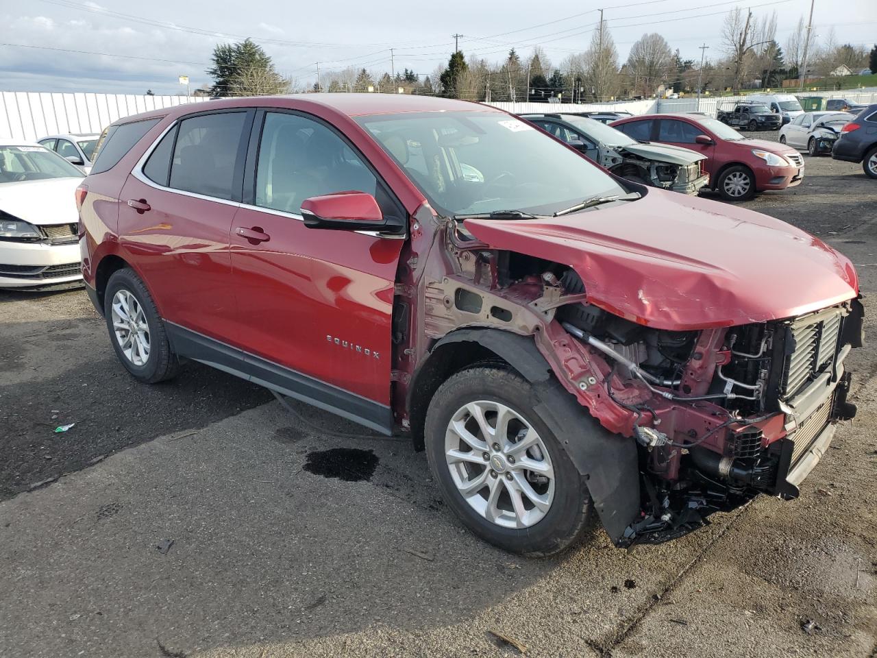 2019 Chevrolet Equinox VIN 2GNAXUEV2K6130942 Copart auction photo, front end damage thumbnail 4