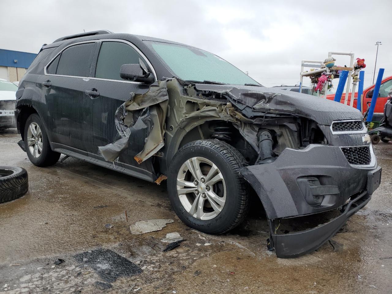 2013 Chevrolet Equinox VIN 2GNFLDE34D6138303 Copart auction photo, front end / rear end damage thumbnail 4
