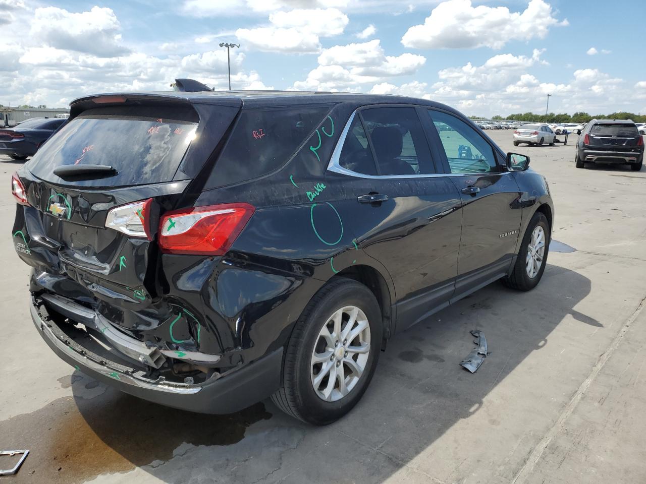 2018 Chevrolet Equinox VIN 2GNAXJEV1J6264077 Copart auction photo, rear end damage thumbnail 3