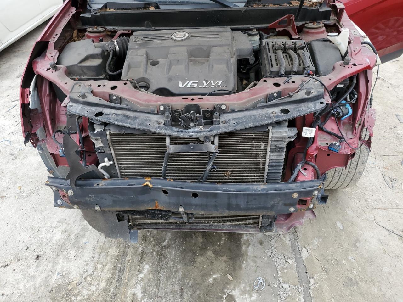 2012 Cadillac SRX VIN 3GYFNBE37CS516471 Copart auction photo, front end damage thumbnail 11
