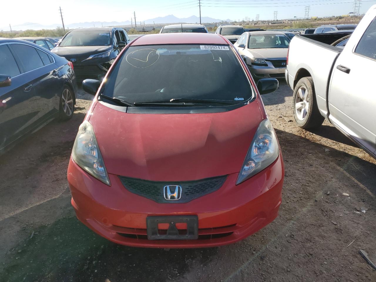 2009 Honda Fit VIN JHMGE88229S031027 Copart auction photo, rear end / frame damage damage thumbnail 5