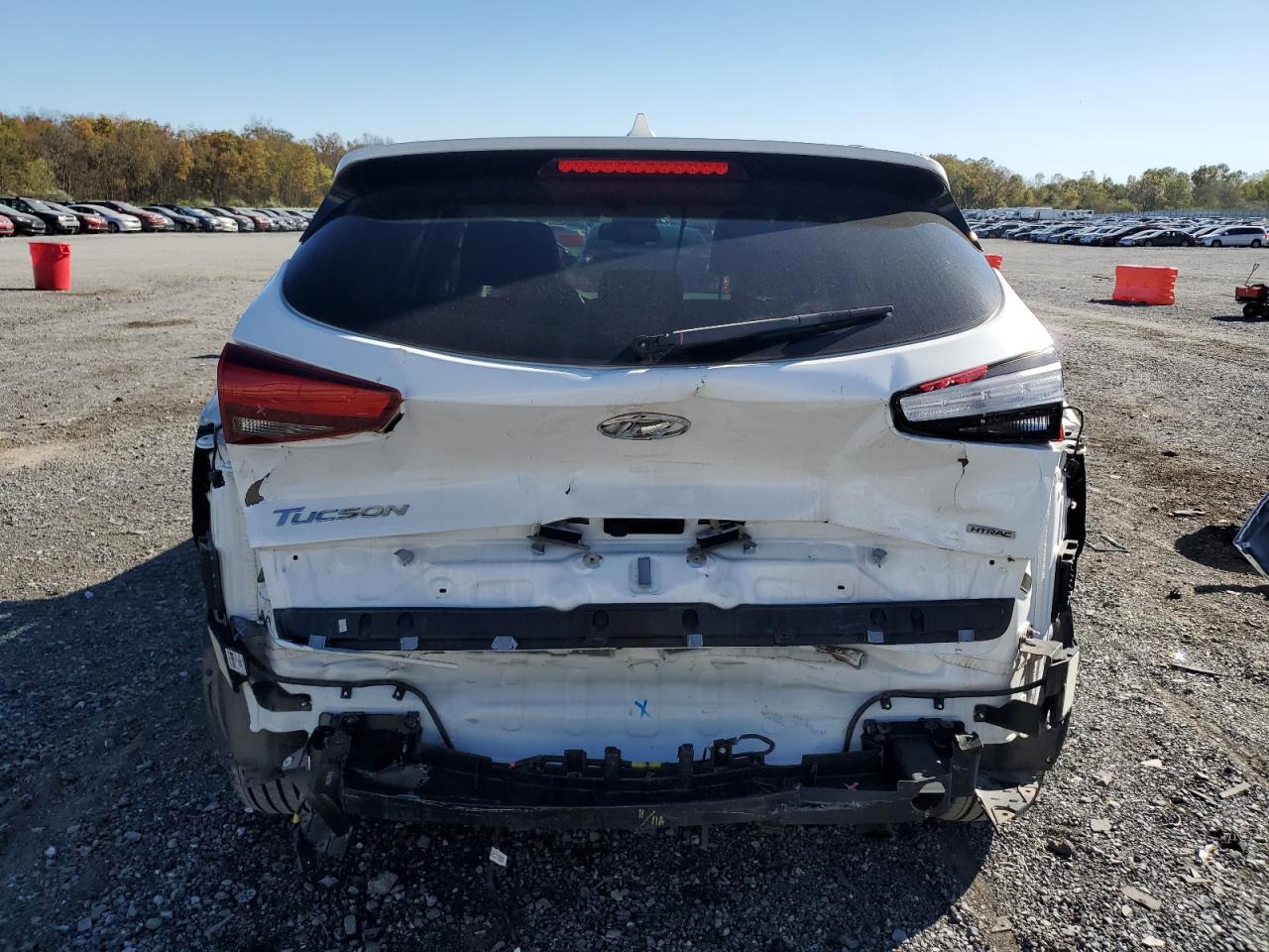 2020 Hyundai Tucson VIN KM8J3CA48LU176611 Copart auction photo, rear end damage thumbnail 6