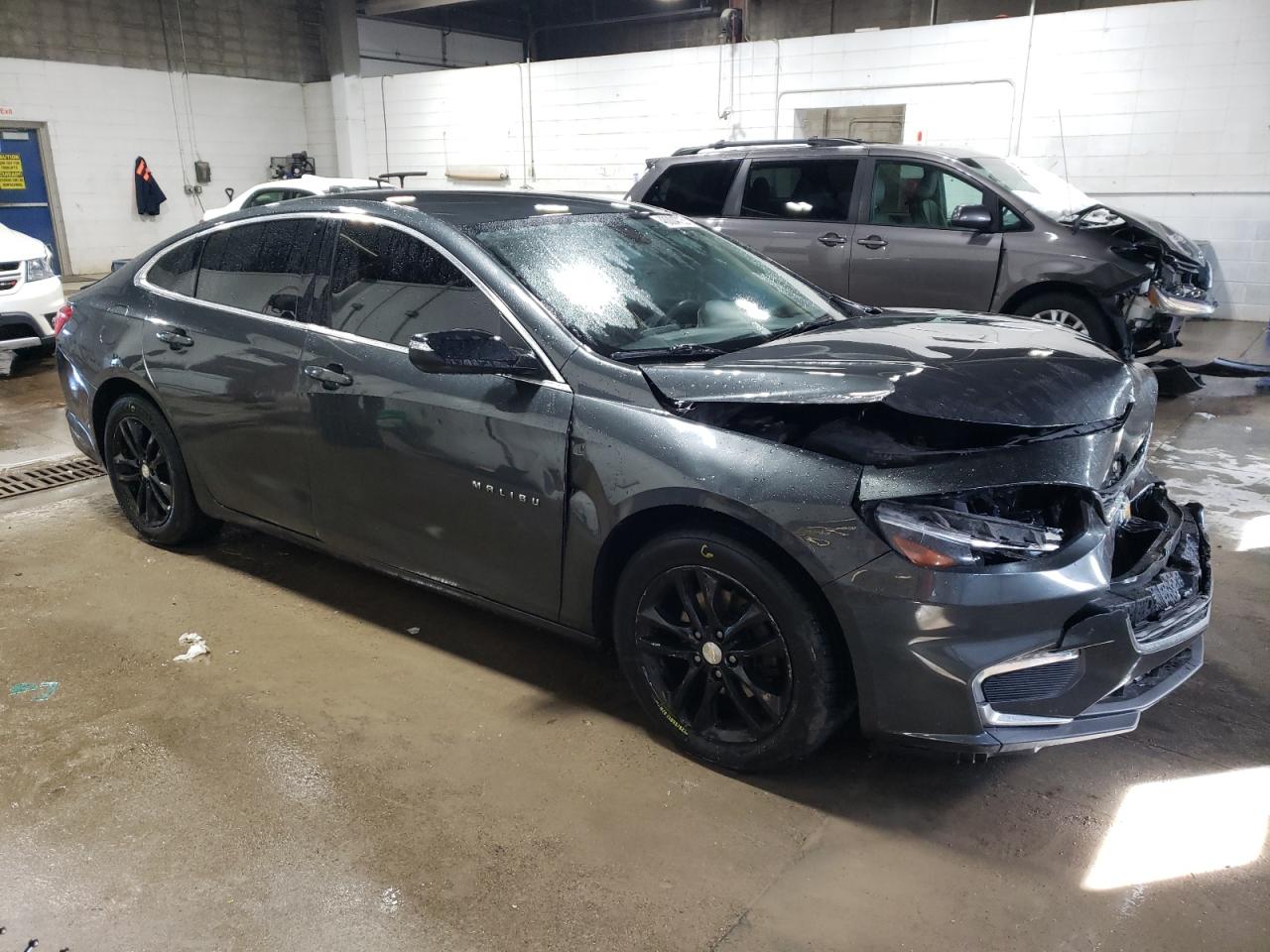 2016 Chevrolet Malibu VIN 1G1ZE5ST9GF290879 Copart auction photo, front end / side damage thumbnail 4
