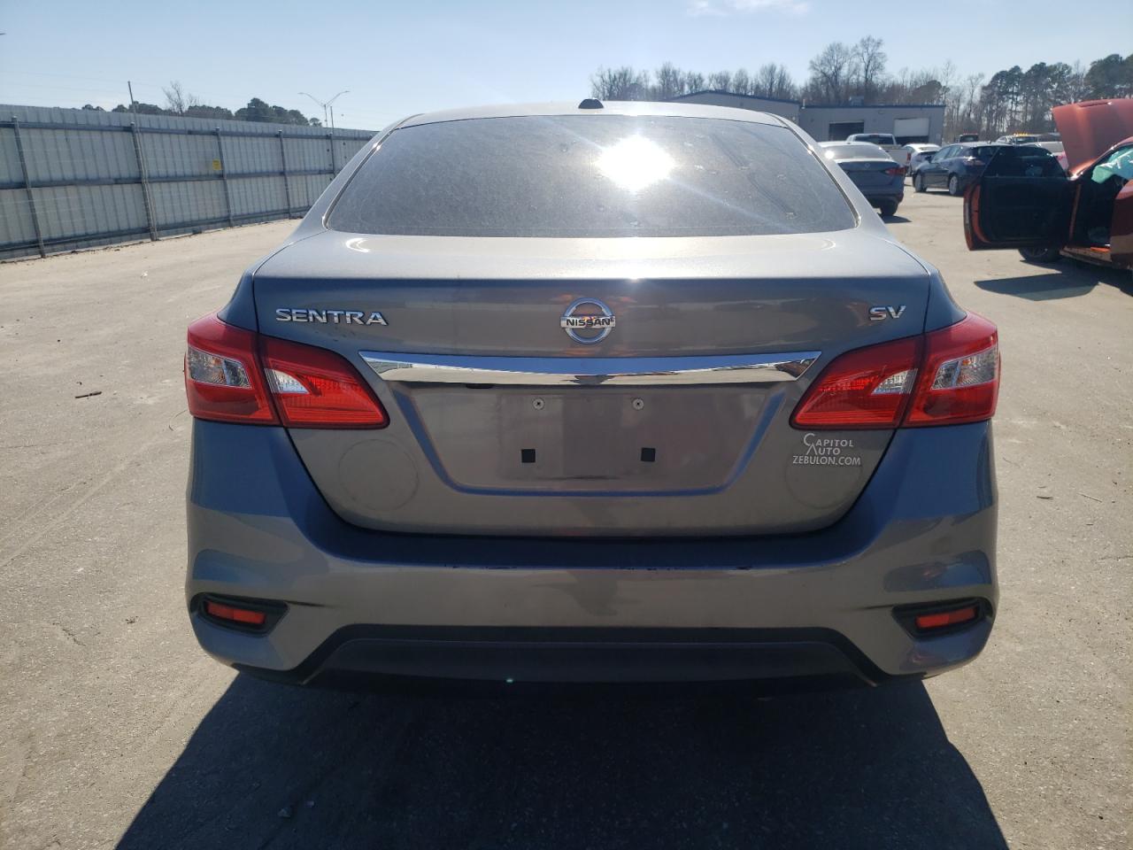2017 Nissan Sentra VIN 3N1AB7AP7HY384625 Copart auction photo, front end / undercarriage damage thumbnail 6