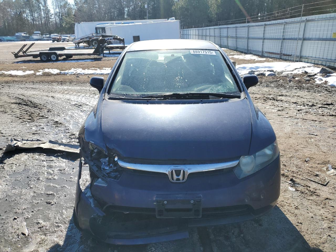 2007 Honda Civic VIN 1HGFA16547L069168 Copart auction photo, front end damage thumbnail 5