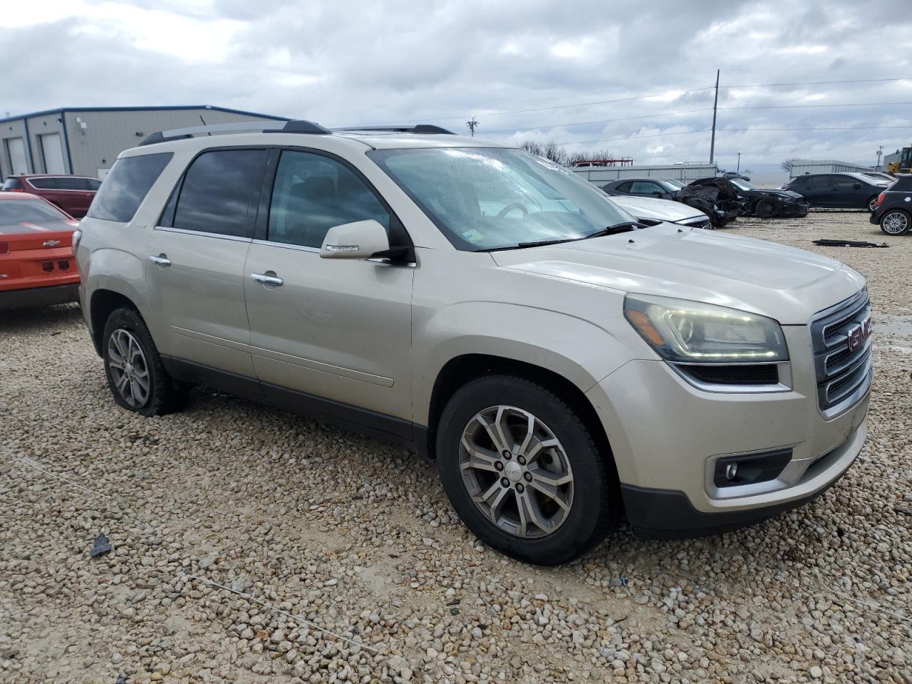 2015 GMC Acadia VIN 1GKKRRKD2FJ295113 Copart auction photo, side damage thumbnail 4