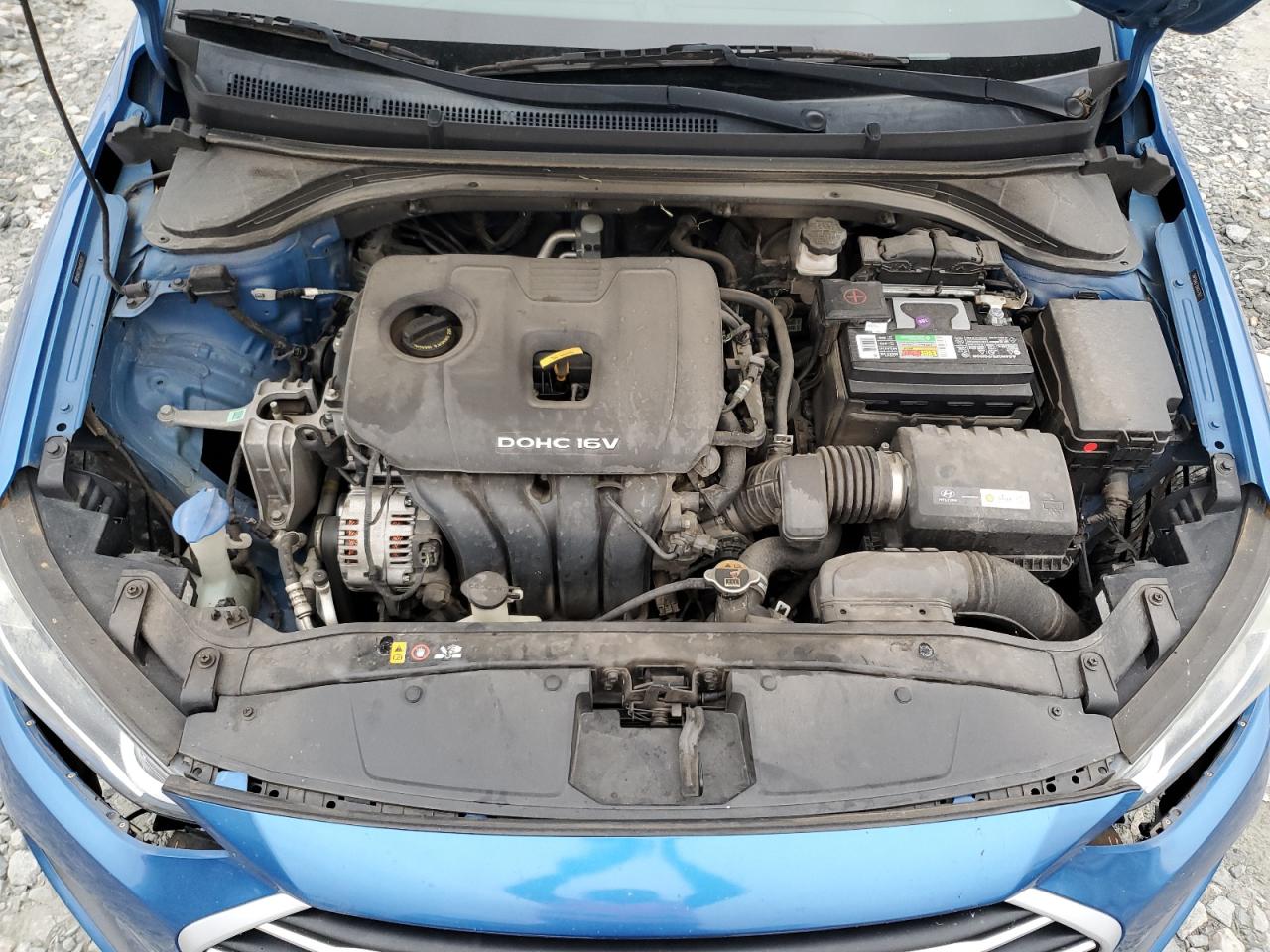 2017 Hyundai Elantra VIN 5NPD84LF2HH057977 Copart auction photo, all over damage thumbnail 11