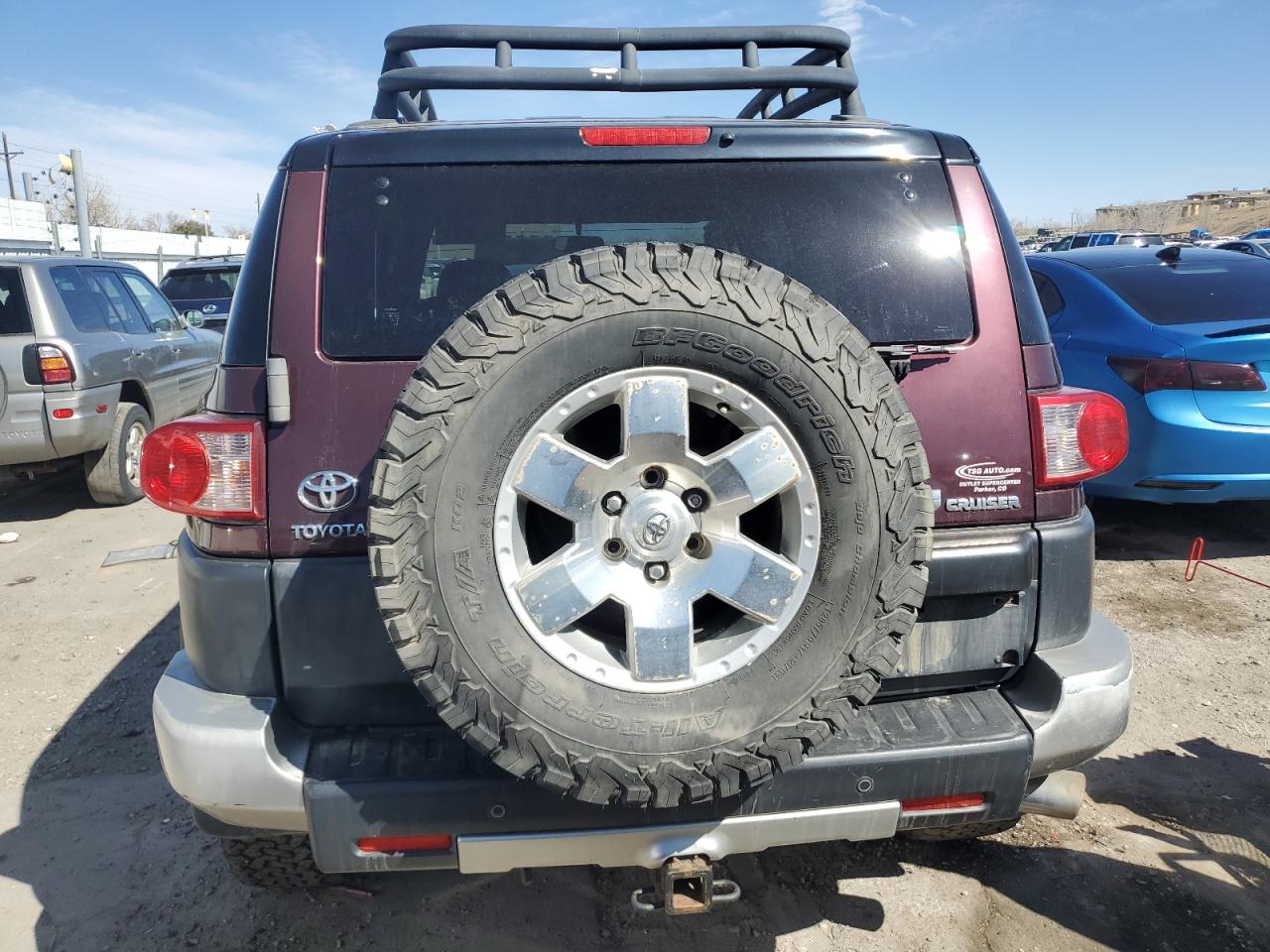 2007 Toyota FJ Cruiser VIN JTEBU11F470037158 Copart auction photo, front end damage thumbnail 6