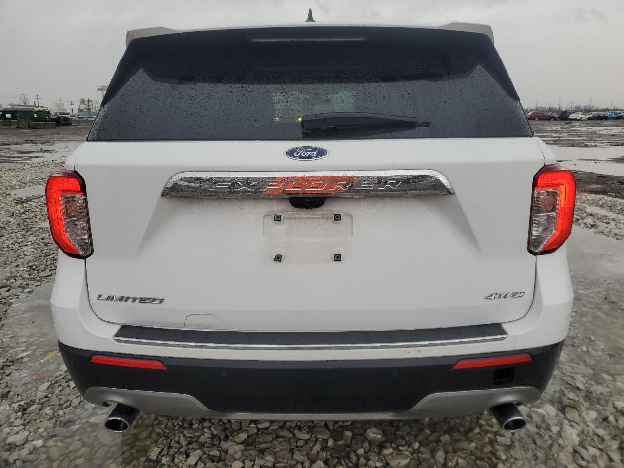 2021 Ford Explorer VIN 1FMSK8FH4MGB36591 Copart auction photo, front end / side damage thumbnail 6