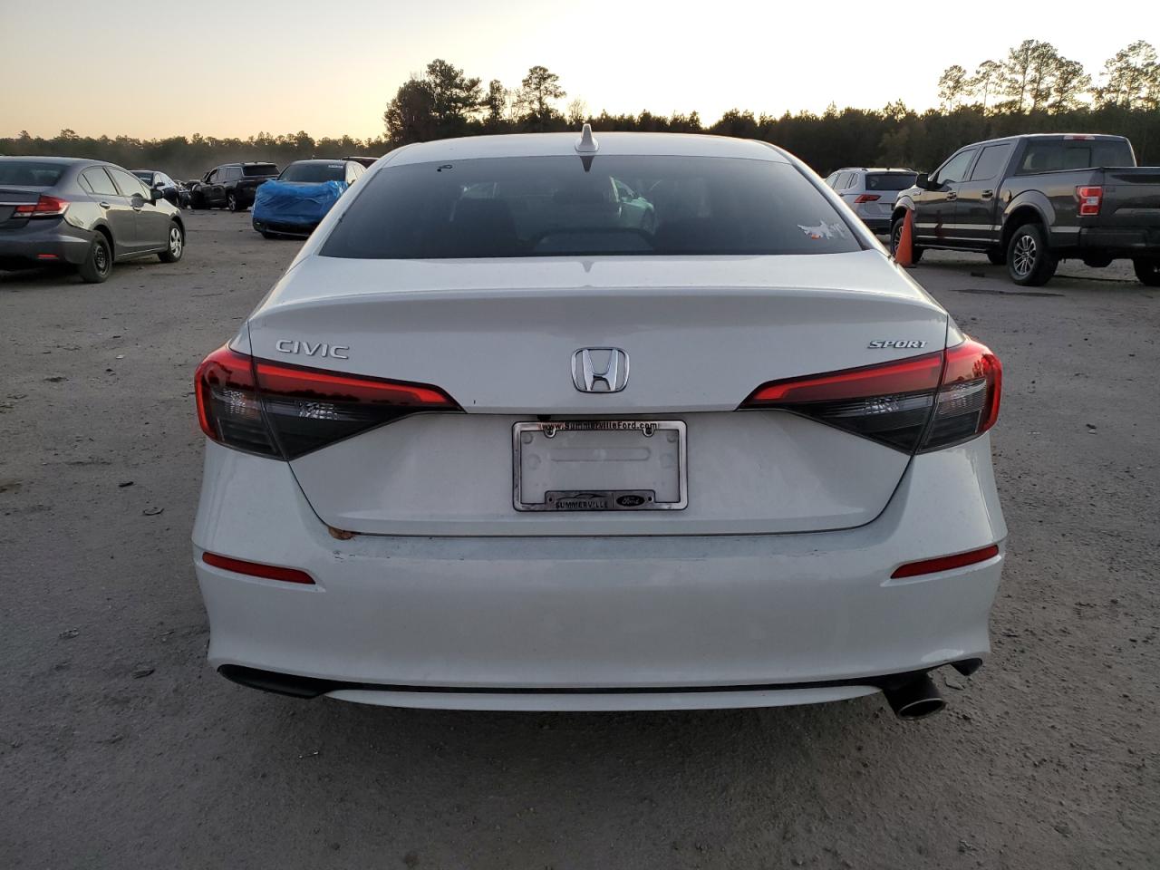 2022 Honda Civic VIN 2HGFE2F53NH503438 Copart auction photo, all over damage thumbnail 6