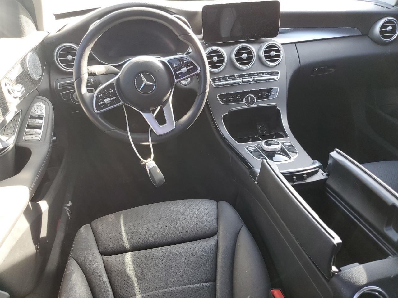 2021 Mercedes-Benz C-klasse VIN W1KWF8DB3MR650483 Copart auction photo, water/flood damage thumbnail 8
