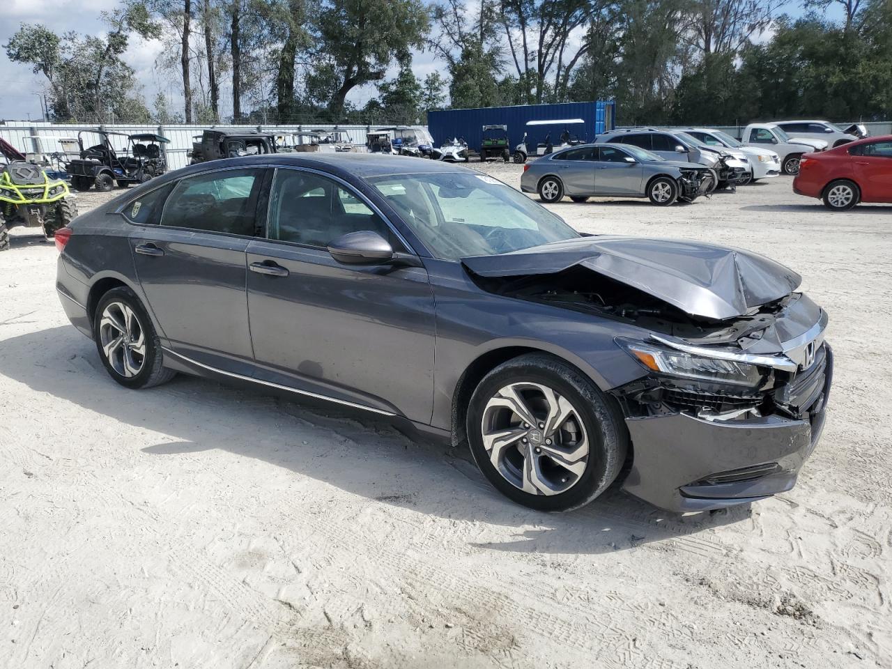 2020 Honda Accord VIN 1HGCV1F51LA043169 Copart auction photo, front end damage thumbnail 4