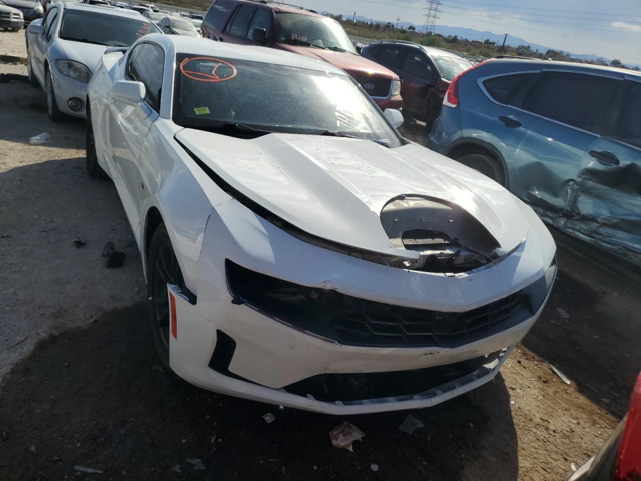 2021 Chevrolet Camaro VIN 1G1FB1RX0M0105355 Copart auction photo, front end / frame damage damage thumbnail 5