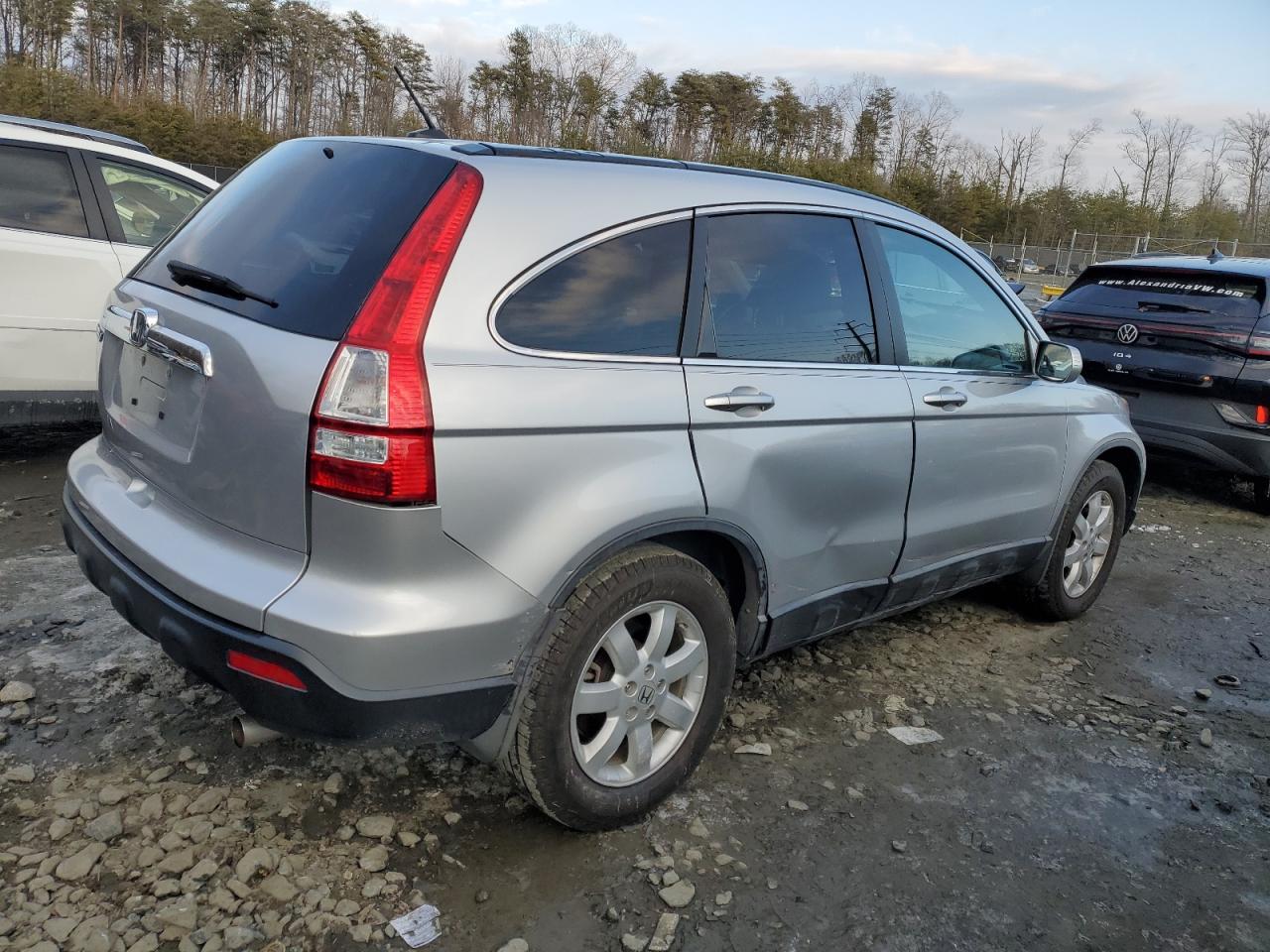 2009 Honda CR-V VIN 5J6RE48799L012624 Copart auction photo, side damage thumbnail 3
