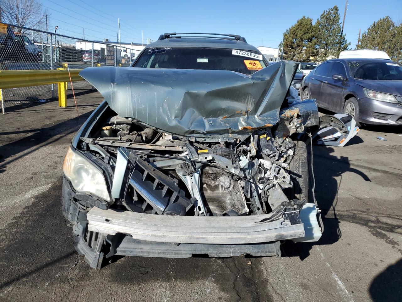 2009 Subaru Outback VIN 4S4BP66C597336154 Copart auction photo, front end damage thumbnail 5