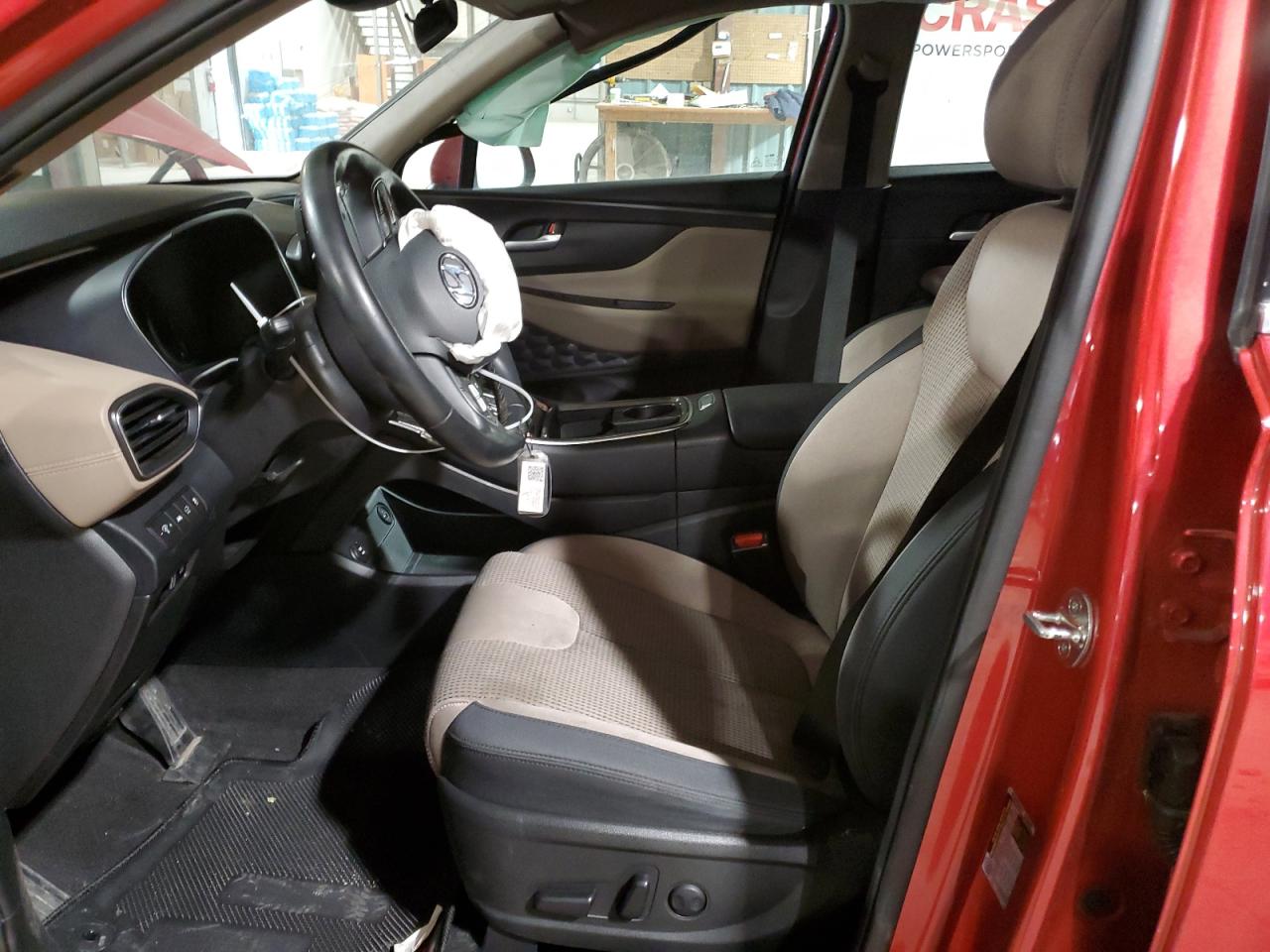 2023 Hyundai Santa Fe VIN 5NMS2DAJ7PH559587 Copart auction photo, front end / side damage thumbnail 7