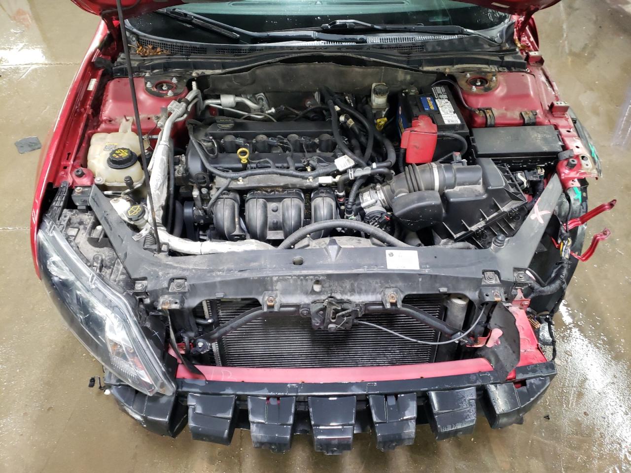 2012 Ford Fusion VIN 3FAHP0HA4CR328592 Copart auction photo, front end damage thumbnail 11