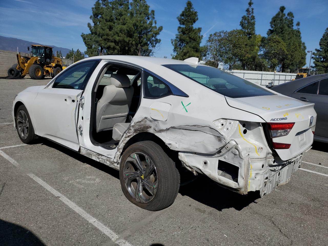 2018 Honda Accord VIN 1HGCV1F41JA229315 Copart auction photo, rear end / side damage thumbnail 2